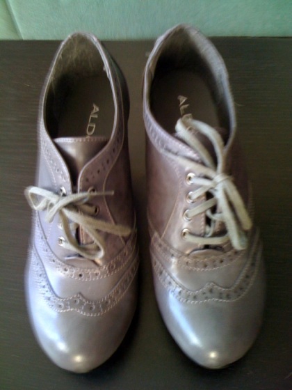 Grey shoes from Aldo, worn once